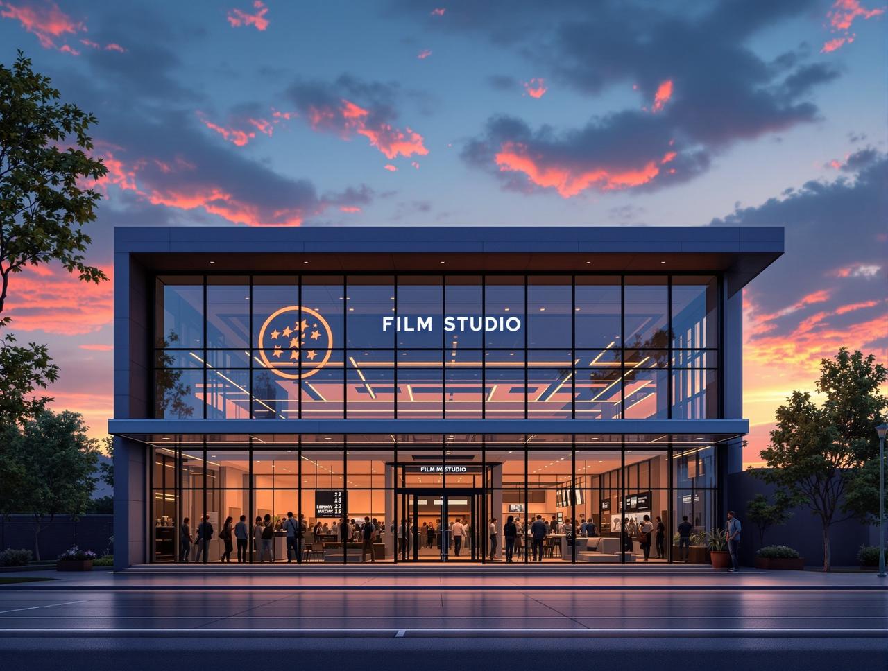 云播影院现代化办公 studio